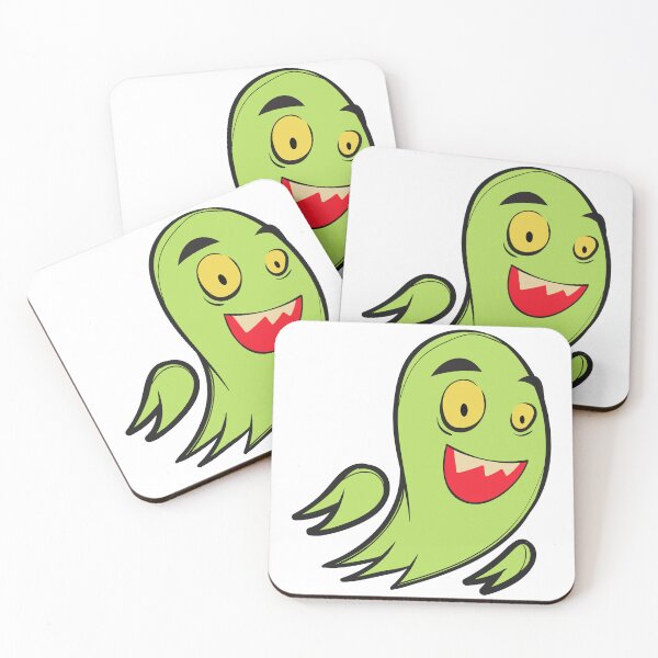 Item preview, Cute Goofy Green Ghost Cartoon designed and sold by manojbalan1968.