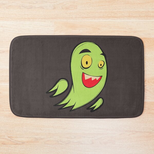 Item preview, Cute Goofy Green Ghost Cartoon designed and sold by NAMASTHE WORLD.