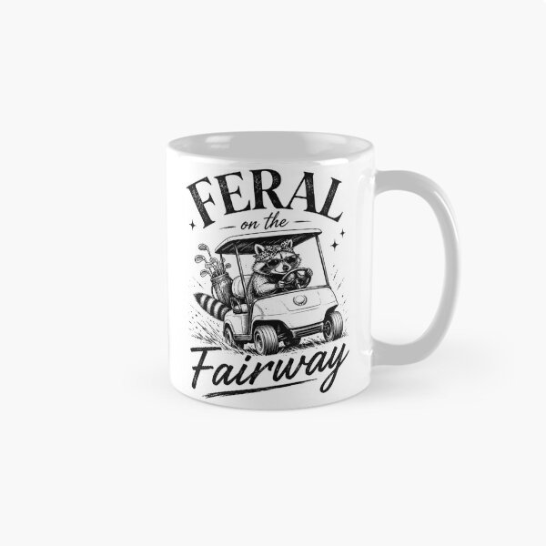 Item preview, Feral On The Fairway Funny Golf Raccoon Cart Design designed and sold by VGAfanatic.