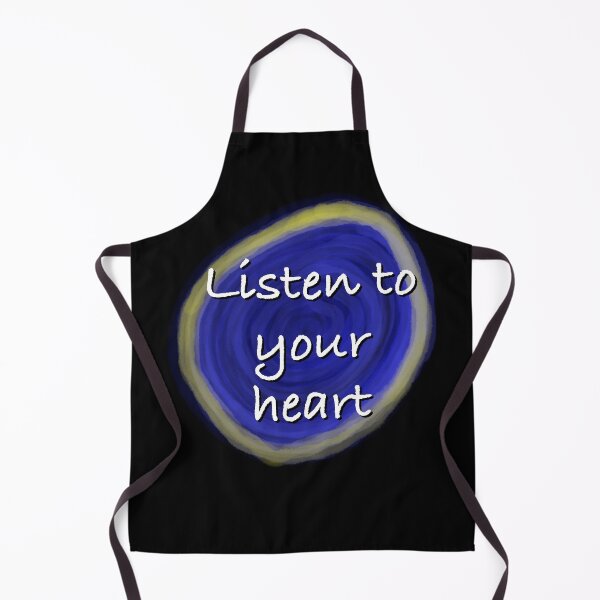 Item preview, Listen To Your Heart Typography Digital Painting designed and sold by SaraPixels.