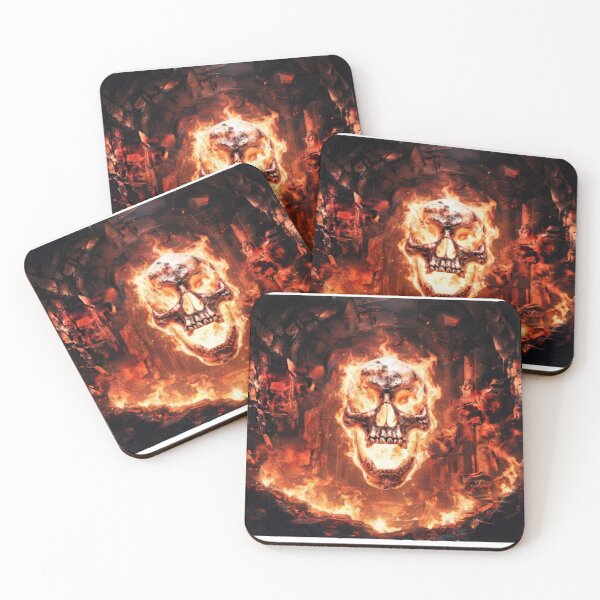 Item preview, Blazing Skull designed and sold by DraysDesigns.