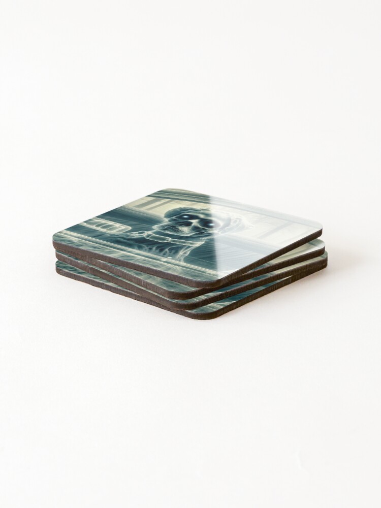Thumbnail 4 of 5, Coasters (Set of 4), Wanna Ride designed and sold by EarthyMade.