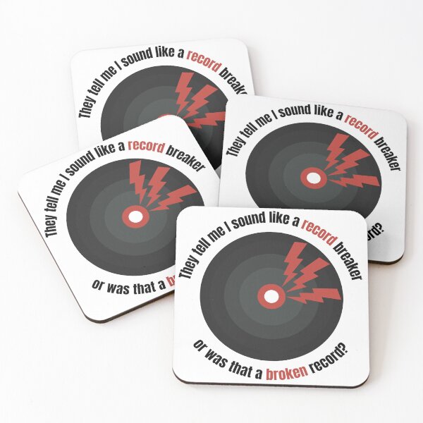 Item preview, Broken record funny designed and sold by FrontierArc.