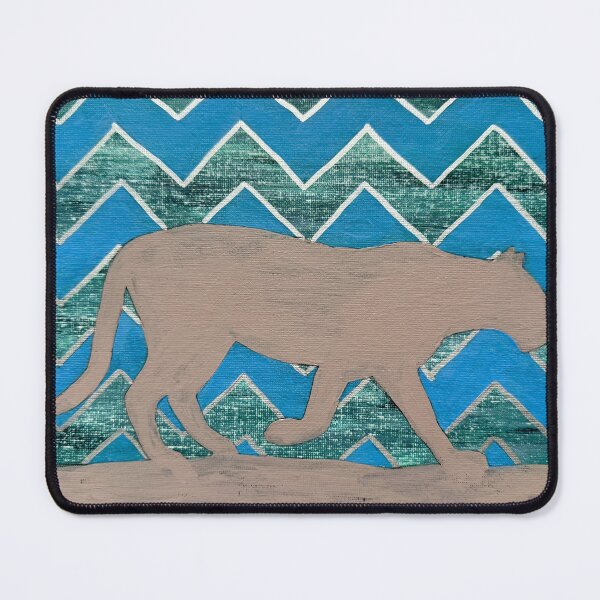 Item preview, Lion with green and blue abstract background  designed and sold by LMT-art.