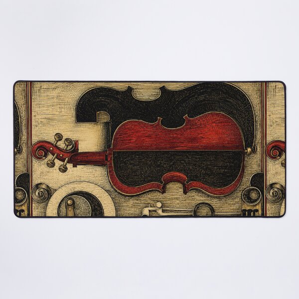 Item preview, Reddened violin ... designed and sold by Eutrope d'Orange.