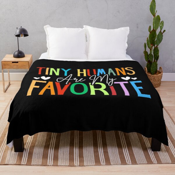 Item preview, Tiny Humans Are My Favorite Colorful Text Teacher designed and sold by Dondonmart.
