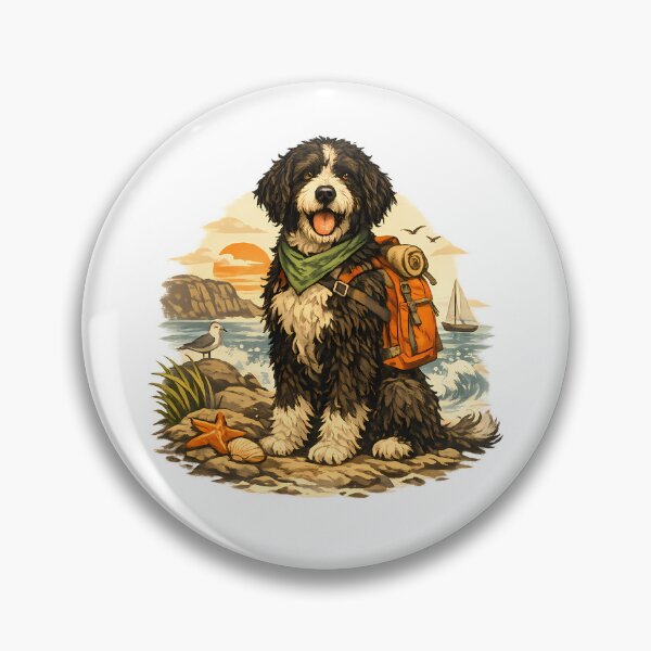 Item preview, Coastal adventure with a water dog designed and sold by Daily Quirk.