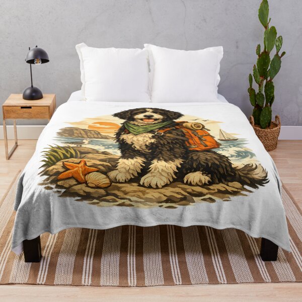 Item preview, Coastal adventure with a water dog designed and sold by Daily Quirk.
