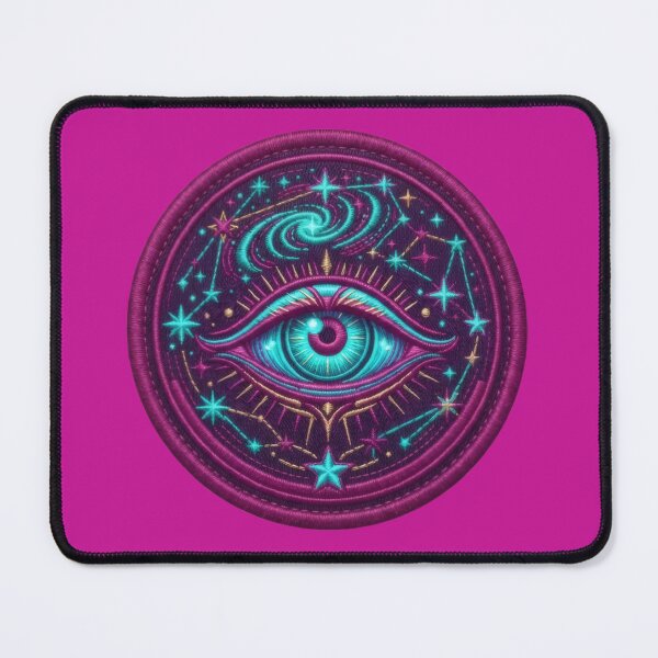 Item preview, Mystical Cosmic All Seeing Eye Patch Art designed and sold by Azurart2.