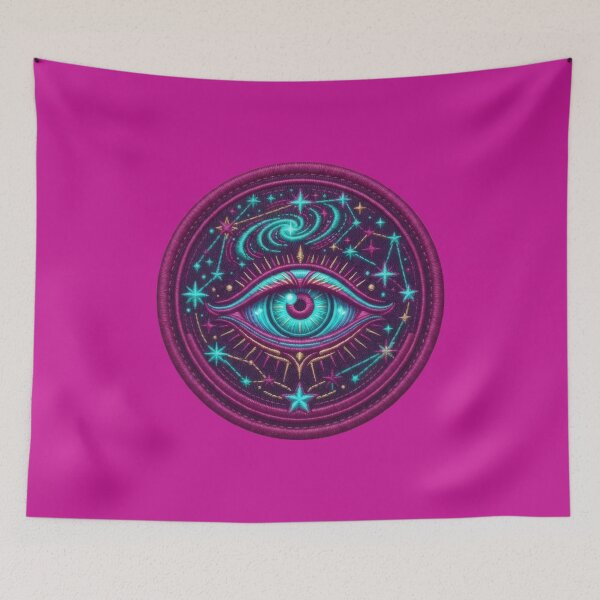 Item preview, Mystical Cosmic All Seeing Eye Patch Art designed and sold by Azurart2.