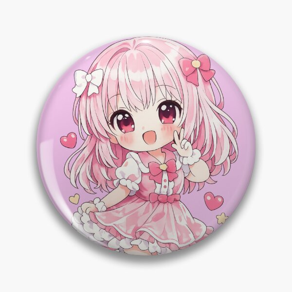 Item preview, Kawaii Pink Girl  designed and sold by AetherShards.