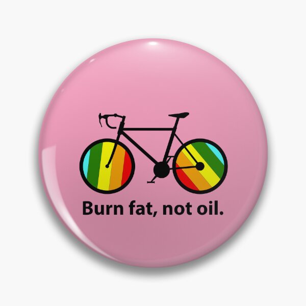 Item preview, Burn Fat Not Oil Bicycle Design, Eco Cycling Motivation, Sustainable Transport, Climate Action, Green Lifestyle, Bike Lover Graphic,  designed and sold by rikyfreestyle.