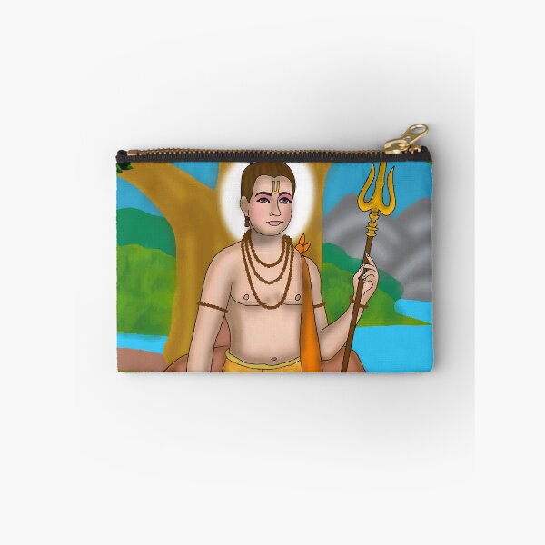 Item preview, Lord Dattatreya Artwork | Divine Hindu Trinity Digital Painting Illustration designed and sold by Harshit_Digital_Arts.
