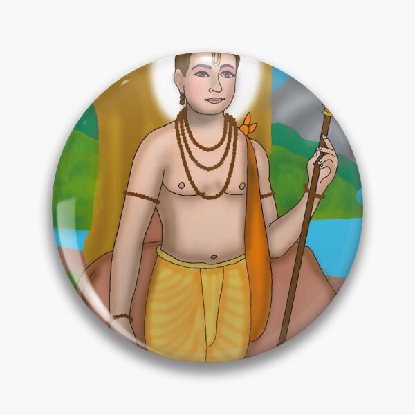 Item preview, Lord Dattatreya Artwork | Divine Hindu Trinity Digital Painting Illustration designed and sold by Harshit_Digital_Arts.