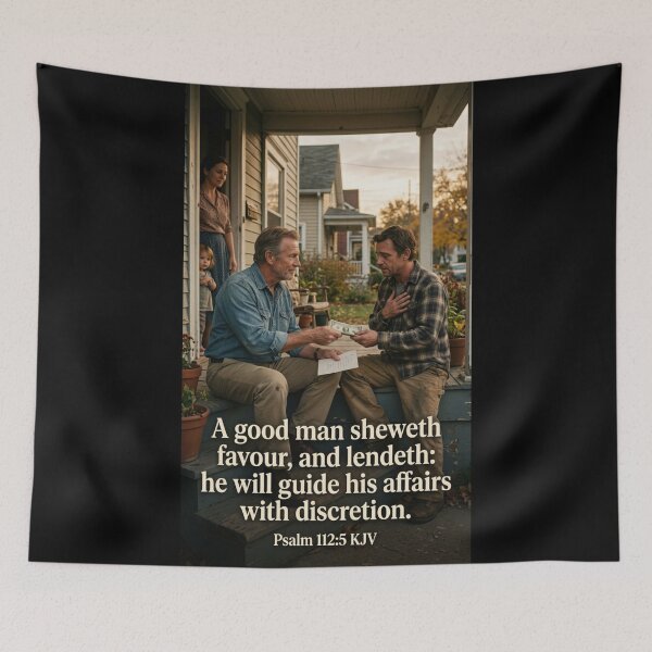 Item preview, Psalm 112:5 KJV - v2 - JCTRUTHER designed and sold by JCTRUTHERshop.