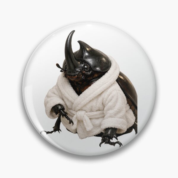 Item preview, Relaxing Bathrobe Rhinoceros Beetle designed and sold by Sillytoe.