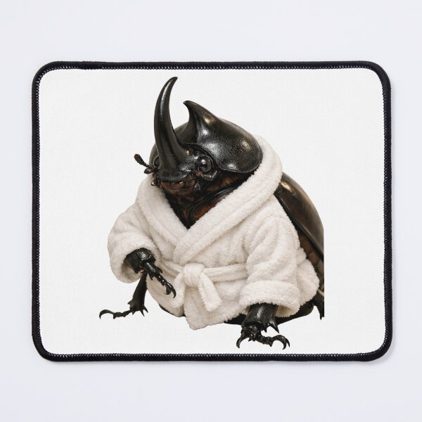 Item preview, Relaxing Bathrobe Rhinoceros Beetle designed and sold by Sillytoe.