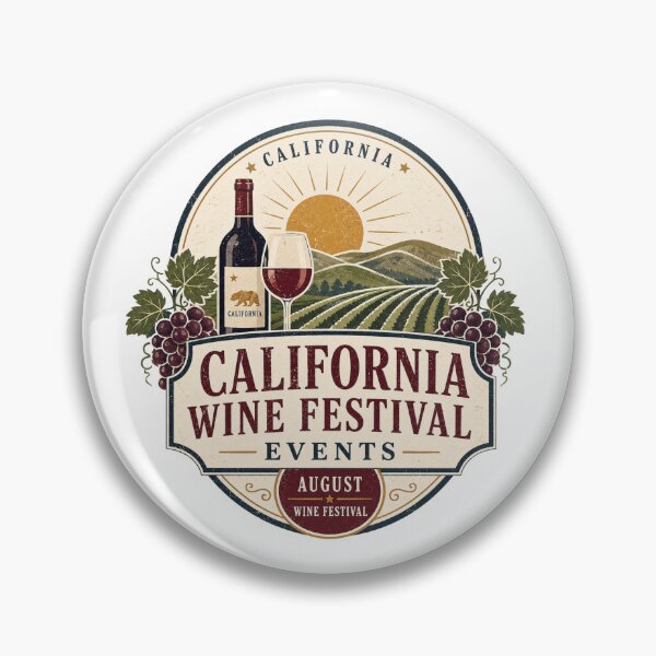 Item preview, California Wine Festival Event Celebration Design designed and sold by Combat Skies.