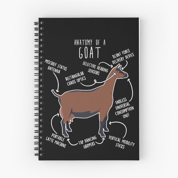 Item preview, Oberhasli Goat Anatomy designed and sold by Clara Hollins.
