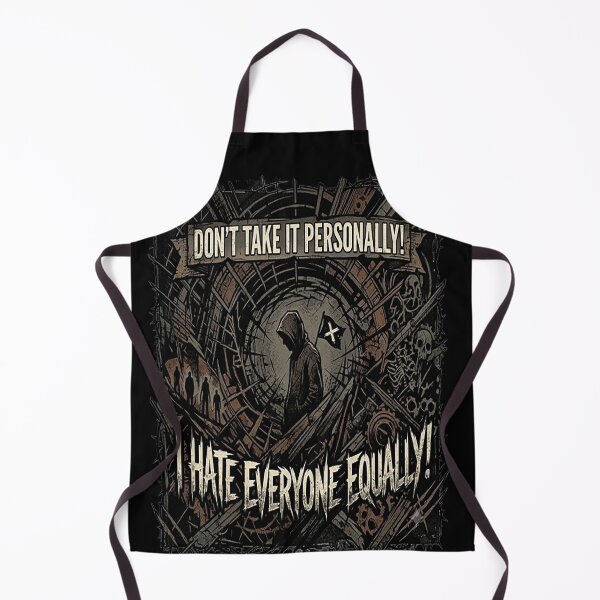 Item preview, Don't Take It Personally – I Hate Everyone Equally | Dark Gothic Grim Reaper Humor Design designed and sold by Alchemy Forge.