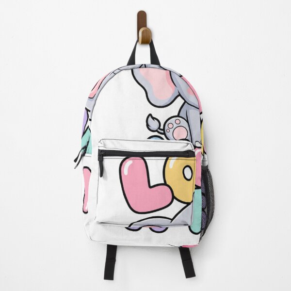 Item preview, Love You a Ton Sweet Kawaii Elephant Saying designed and sold by BoosterShop.