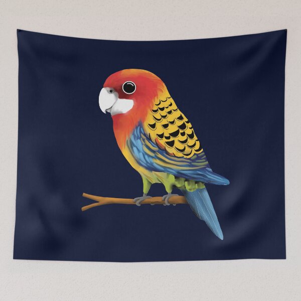 Item preview, Eastern Rosella Australian Parrot designed and sold by Karin Taylor.