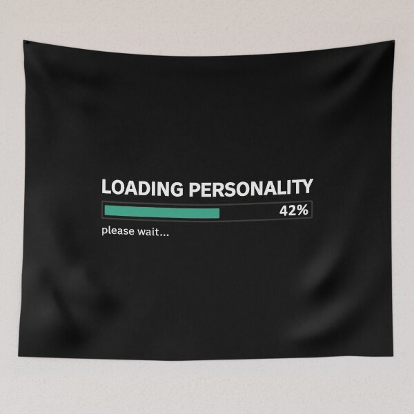 Item preview, Loading Personality – Retro Personality Loading Bar designed and sold by Mad Factory Designs.