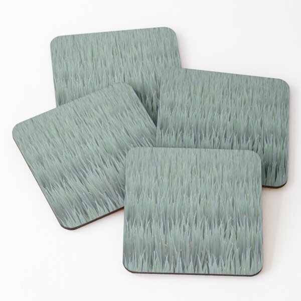 Item preview, Dense Field of Blue Green Allium Stalks designed and sold by MiraNadaPrints.