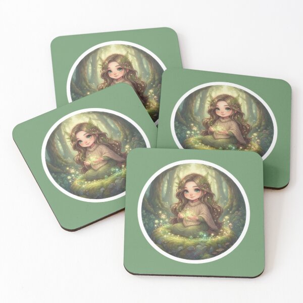 Item preview, Glowing Moss Circle Nature Spirit designed and sold by Azurart2.