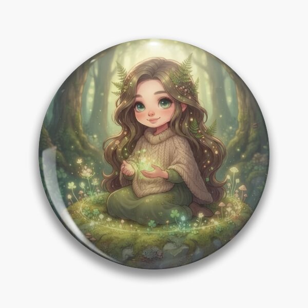 Item preview, Glowing Moss Circle Nature Spirit designed and sold by Azurart2.