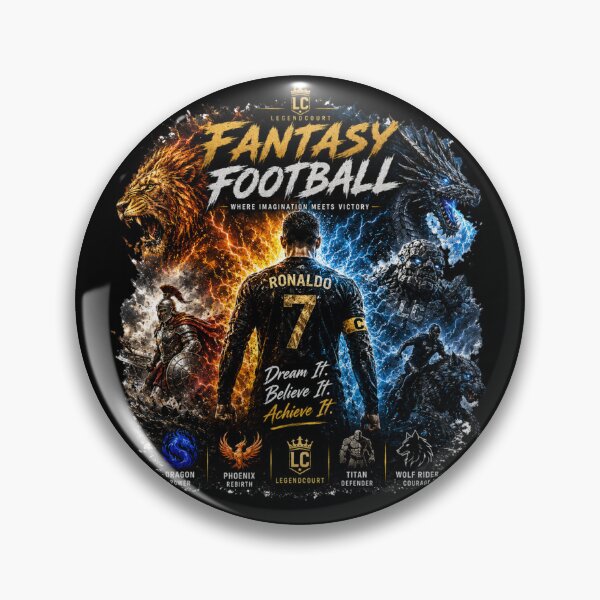 Item preview, Fantasy Football Warrior Soccer Art CR7 Ronaldo designed and sold by LegendCourt.