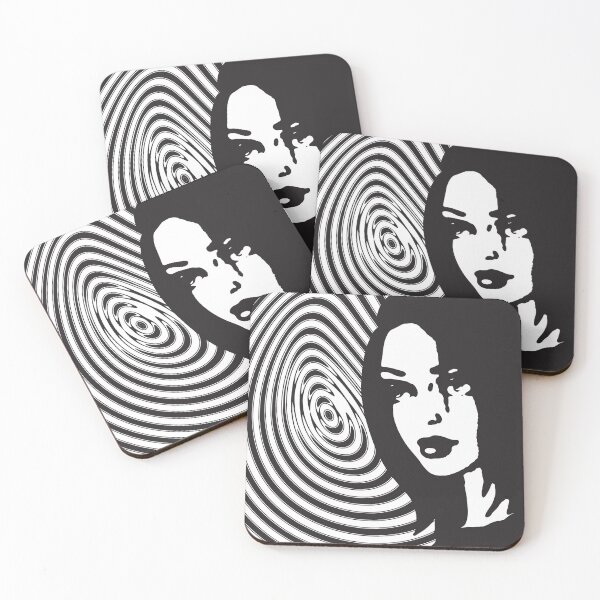 Item preview, Pop and Op art Portrait of a Woman with Abstract Space designed and sold by cremedecolor.