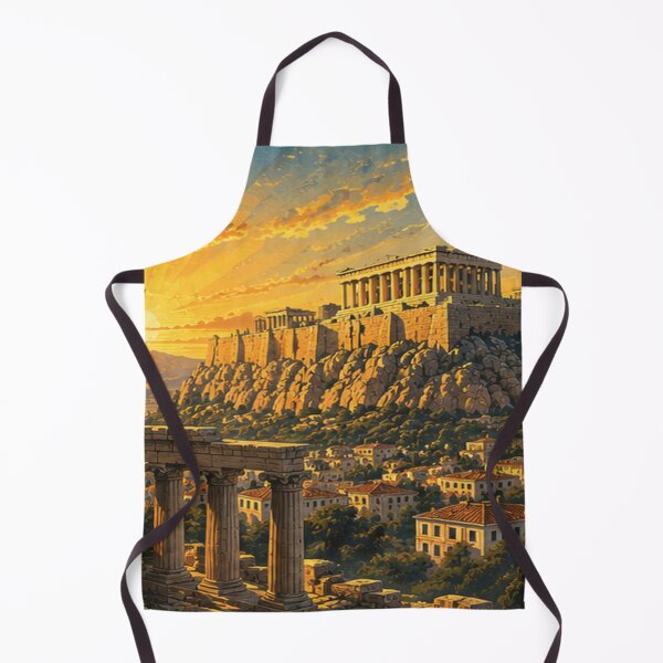 Item preview, Acropolis of Athens Architectural Poster | Ancient Greece Landmark | Greece Wall Art designed and sold by GnuArt.