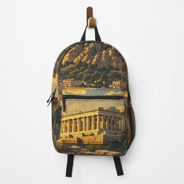 Item preview, Acropolis of Athens Architectural Poster | Ancient Greece Landmark | Greece Wall Art designed and sold by GnuArt.