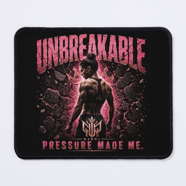 Item preview, Unbreakable – Pressure Made Me Women's Fitness Motivation Design designed and sold by NJRNL Apparel .