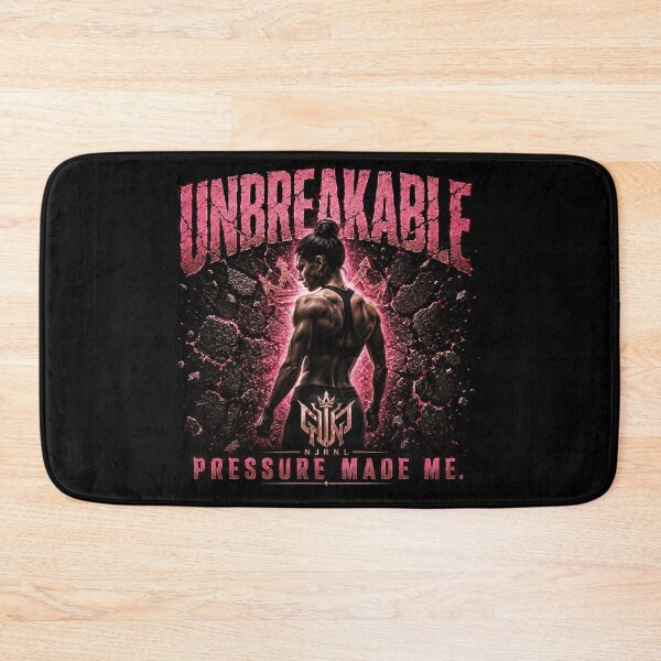 Item preview, Unbreakable – Pressure Made Me Women's Fitness Motivation Design designed and sold by NJRNL Apparel .