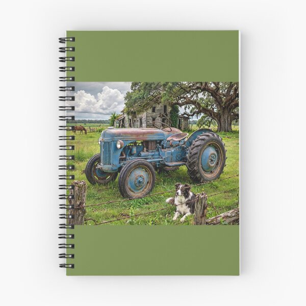 Item preview, Old Tractor and Dog designed and sold by Savannah Gibbs.