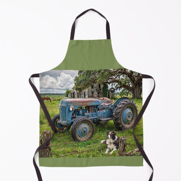 Item preview, Old Tractor and Dog designed and sold by Savannah Gibbs.