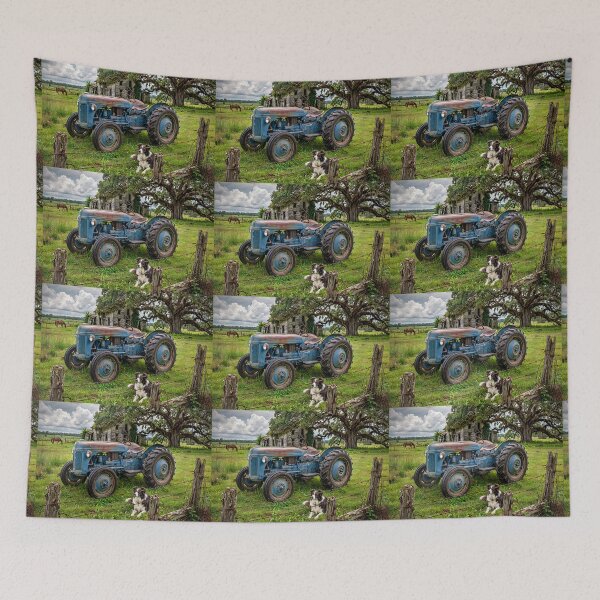Item preview, Old Tractor and Dog designed and sold by Savannah Gibbs.