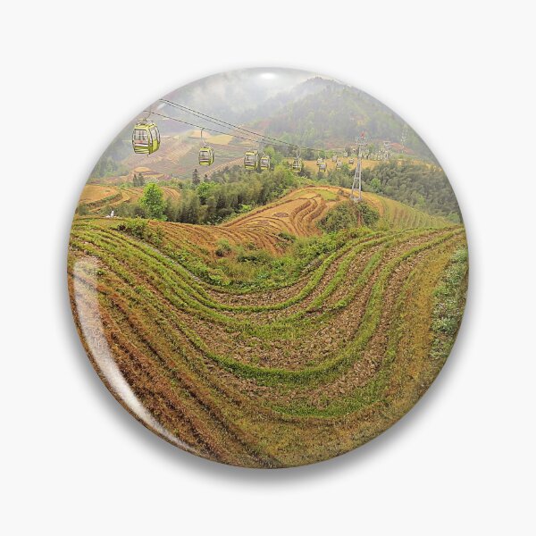 Item preview, Dazhai Cable Car in Longji Rice Terraces designed and sold by Linda Walsh.