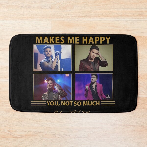 Item preview, Adam Lambert Makes Me Happy Humor Pop designed and sold by RoseArtGraphic.