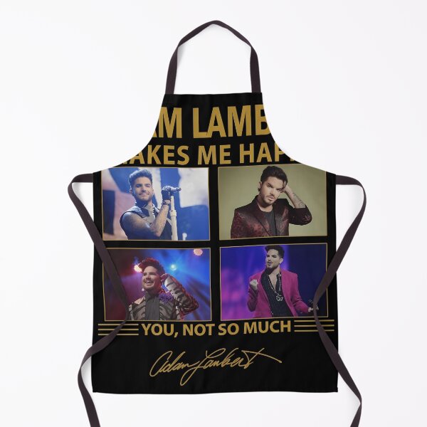 Item preview, Adam Lambert Makes Me Happy Humor Pop designed and sold by RoseArtGraphic.