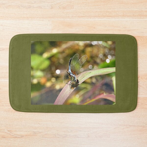 Item preview, Oriental Blue Dasher Dragonfly in Obelisk Position designed and sold by Linda Walsh.