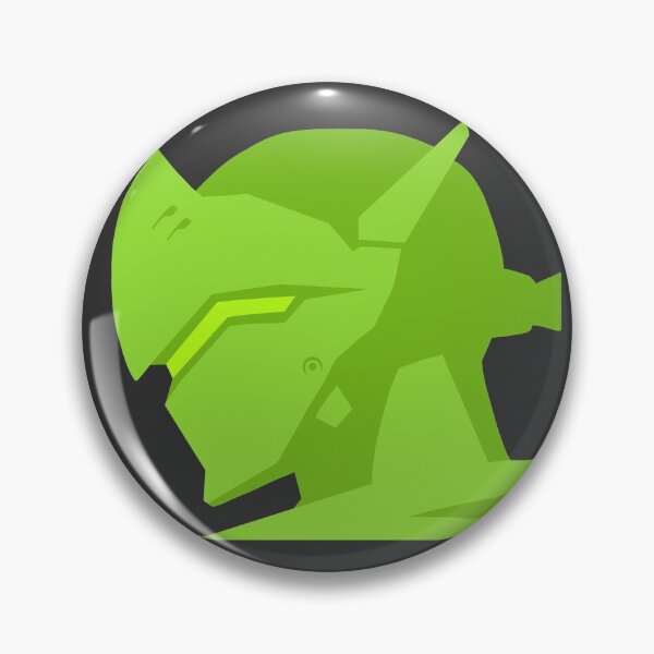 Item preview, Genji Overwatch Hero Silhouette Icon designed and sold by hallecakes.