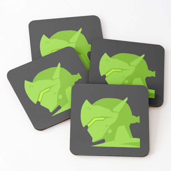 Item preview, Genji Overwatch Hero Silhouette Icon designed and sold by hallecakes.