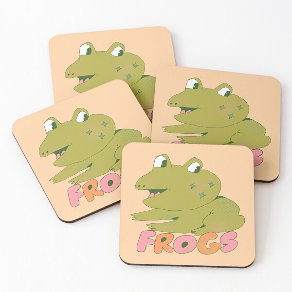 Item preview, Frogs (Orange) designed and sold by yellowflowerhut.