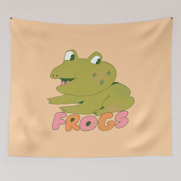 Item preview, Frogs (Orange) designed and sold by yellowflowerhut.