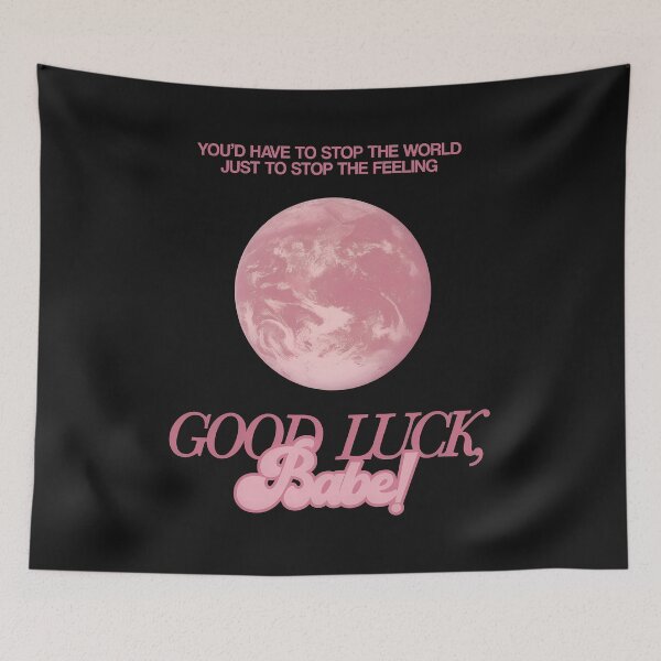 Item preview, Stop The Feeling Pink World Quote  designed and sold by DizayDizay.