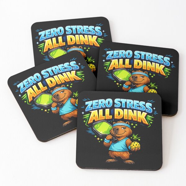 Item preview, Funny Pickleball Capybara Dink Sports Humor Paddle designed and sold by GainzNGains.