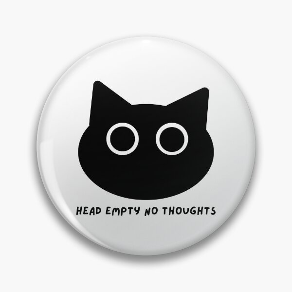 Item preview, No thoughts cat designed and sold by b-keys.